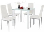 Комплект мебели для столовой Notio Living Nara/Barak, белый
