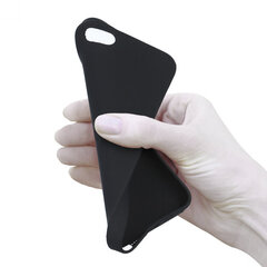 Чехол Rubber TPU для iPhone 12 Pro Max, черный цена и информация | Чехлы для телефонов | 220.lv