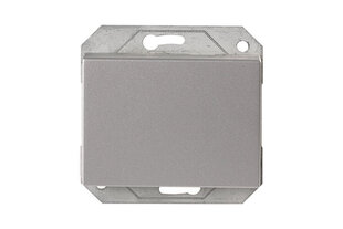 Выключатель Vilma перекрёстный, углубляемый, без рамки, металлик цена и информация | Электрические выключатели, розетки | 220.lv