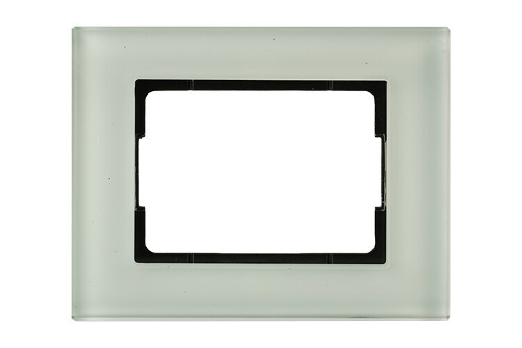 Vilma vienvietīgs stikla rāmis zaļš stikls cena un informācija | Elektrības slēdži, rozetes | 220.lv