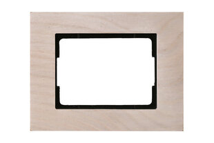 Монтажная рамка Vilma 1-местная, белый дуб цена и информация | Электрические выключатели, розетки | 220.lv