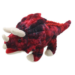 Rokas rotaļlieta Triceratops The Puppet Company PC002907 Baby Dinos cena un informācija | Mīkstās (plīša) rotaļlietas | 220.lv