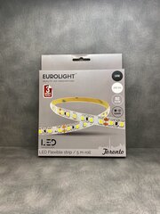 Светодиодная лента Eurolight Toronto 5m 96LED/m IP20 6500K цена и информация | Светодиодные ленты | 220.lv