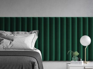 Mīkstas sienas plāksnes, 3 gab., Mazzini Sofas Eustoma R7, zaļas cena un informācija | Mīkstie sienas paneļi | 220.lv