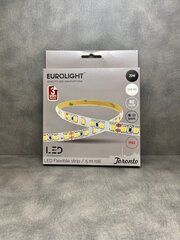 Светодиодная лента Eurolight Toronto 5m 120LED/m IP65 3000K цена и информация | Светодиодные ленты | 220.lv