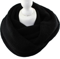 Шарф вязаный, черный цена и информация | Женские шарфы, платки | 220.lv