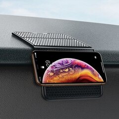 Baseus Nano Anti Slīdēšanas Lipīgs Paliktnis Mobīlajiem Telefonien 20x12 cm, Melns cena un informācija | Auto turētāji | 220.lv