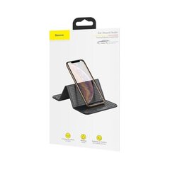 Baseus Nano Anti Slīdēšanas Lipīgs Paliktnis Mobīlajiem Telefonien 20x12 cm, Melns цена и информация | Держатели для телефонов | 220.lv