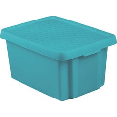 Ящик с крышкой Essentials 16л 30x39x21cм, синяя цена и информация | Ящики для вещей | 220.lv