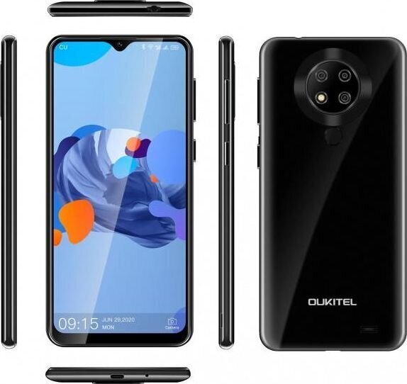 Oukitel C19 Pro, 4/64GB, Dual SIM, Black цена и информация | Mobilie telefoni | 220.lv