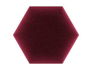 Mīkstas sienas plāksnes, 3 gab., Mazzini Sofas Agave R2, sarkanas cena un informācija | Mīkstie sienas paneļi | 220.lv