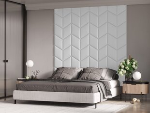 Мягкие стеновые панели Mazzini Sofas Malva C1, 3 шт., белые цена и информация | Мягкие стеновые панели | 220.lv