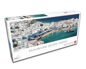Puzle Leisurewise Grieķijas ciems/Greek Village, 71409.012, 504 d. cena un informācija | Puzles, 3D puzles | 220.lv
