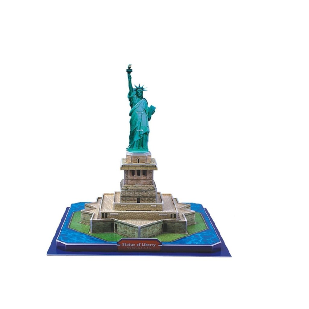 3D puzle CubicFun Brīvības statuja, 39 d. cena un informācija | Puzles, 3D puzles | 220.lv