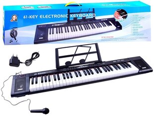 Синтезатор с освещенными клавишами, черный цена и информация | Развивающие игрушки | 220.lv