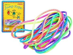 Krāsaina lēkāšanas gumija, 230 cm cena un informācija | Rotaļlietas meitenēm | 220.lv