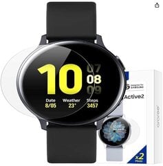 LCD aizsargplēve Araree Pure Diamond Samsung Watch Active 2 44 mm 2 gab. cena un informācija | Viedpulksteņu un viedo aproču aksesuāri | 220.lv