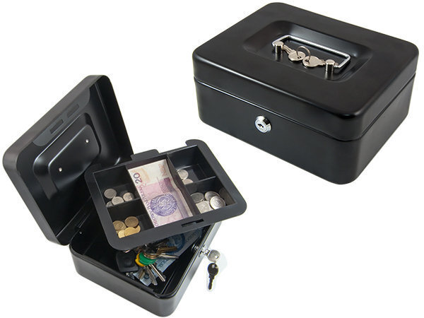 Metāla naudas kaste 200x160x90 mm цена и информация | Seifi | 220.lv