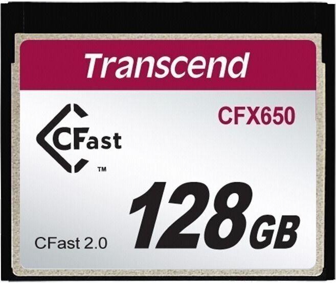 Transcend TS128GCFX650 CFast 128GB cena un informācija | Atmiņas kartes fotokamerām | 220.lv