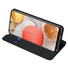 Grāmatveida telefona maciņš priekš Samsung Galaxy A42 5G, Dux Ducis Premium Magnet Case, melns cena un informācija | Telefonu vāciņi, maciņi | 220.lv