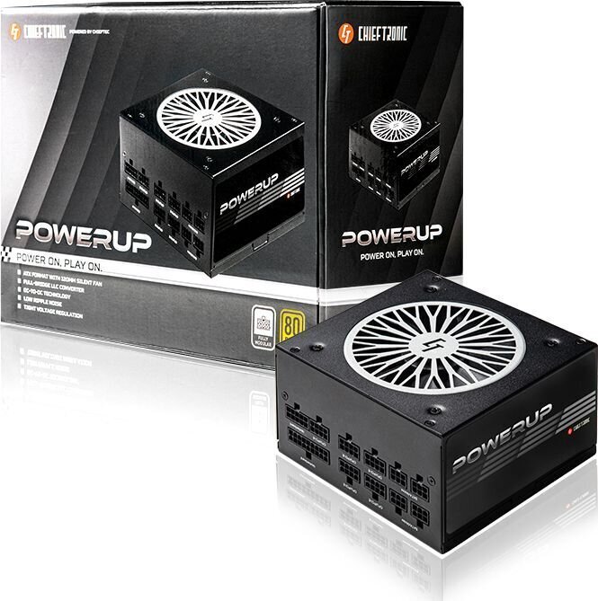 Power Supply|CHIEFTEC|750 Watts|Efficiency 80 PLUS GOLD|PFC Active|GPX-750FC cena un informācija | Barošanas bloki (PSU) | 220.lv