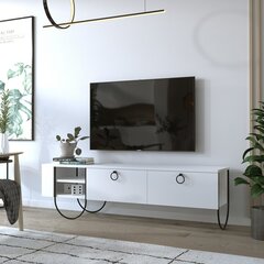 TV galdiņš Norfolk, balts cena un informācija | TV galdiņi | 220.lv