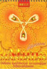 Mini mandalas krāsošanai (dzeltena) цена и информация | Самоучители | 220.lv