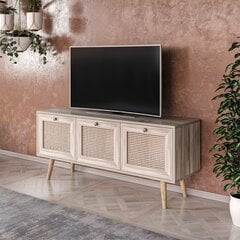 ТВ столик Likya 140, коричневый цена и информация | Тумбы под телевизор | 220.lv