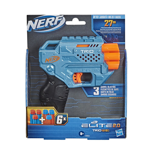 Rotaļu šautene-blasteris Nerf Elite 2.0 Trio, E9954EU4 cena un informācija | Rotaļlietas zēniem | 220.lv