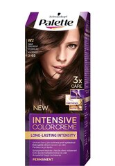 Krēmīga matu krāsa Schwarzkopf Palette Intensive Color Creme, W2 Dark Chocolate cena un informācija | Matu krāsas | 220.lv