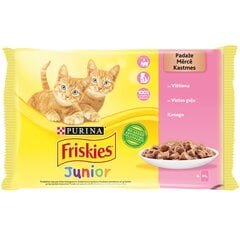 FRISKIES konservs kaķiem JUNIOR 4*85g цена и информация | Консервы для котов | 220.lv