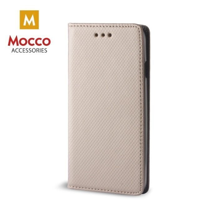 Mocco Smart Magnet Book Case Grāmatveida Maks Telefonam Xiaomi Redmi Go Zeltains цена и информация | Telefonu vāciņi, maciņi | 220.lv