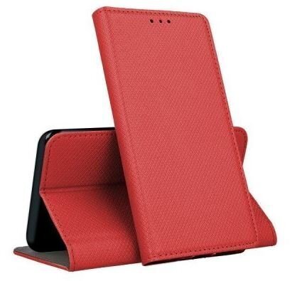 Mocco Smart Magnet Book Case Grāmatveida Maks Telefonam Samsung Galaxy Note 20 5G Sarkans цена и информация | Telefonu vāciņi, maciņi | 220.lv