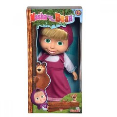 Кукла Маша в классическом платье Simba Masha and the Bear, 40 см цена и информация | Игрушки для девочек | 220.lv