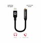 Swissten Lightning uz 3.5mm Audio Adapteris iPhone un iPad 15 cm Melns cena un informācija | Adapteri un USB centrmezgli | 220.lv