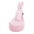 Кресло-мешок Qubo™ Mommy Rabbit Lune, светло-розовое