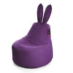 Bērnu sēžammaiss Qubo™ Baby Rabbit Plum Pop Fit, violets cena un informācija | Sēžammaisi, klubkrēsli, pufi bērniem | 220.lv