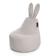 Кресло-мешок Qubo™ Baby Rabbit Silver, серое цена и информация | Детские диваны, кресла | 220.lv