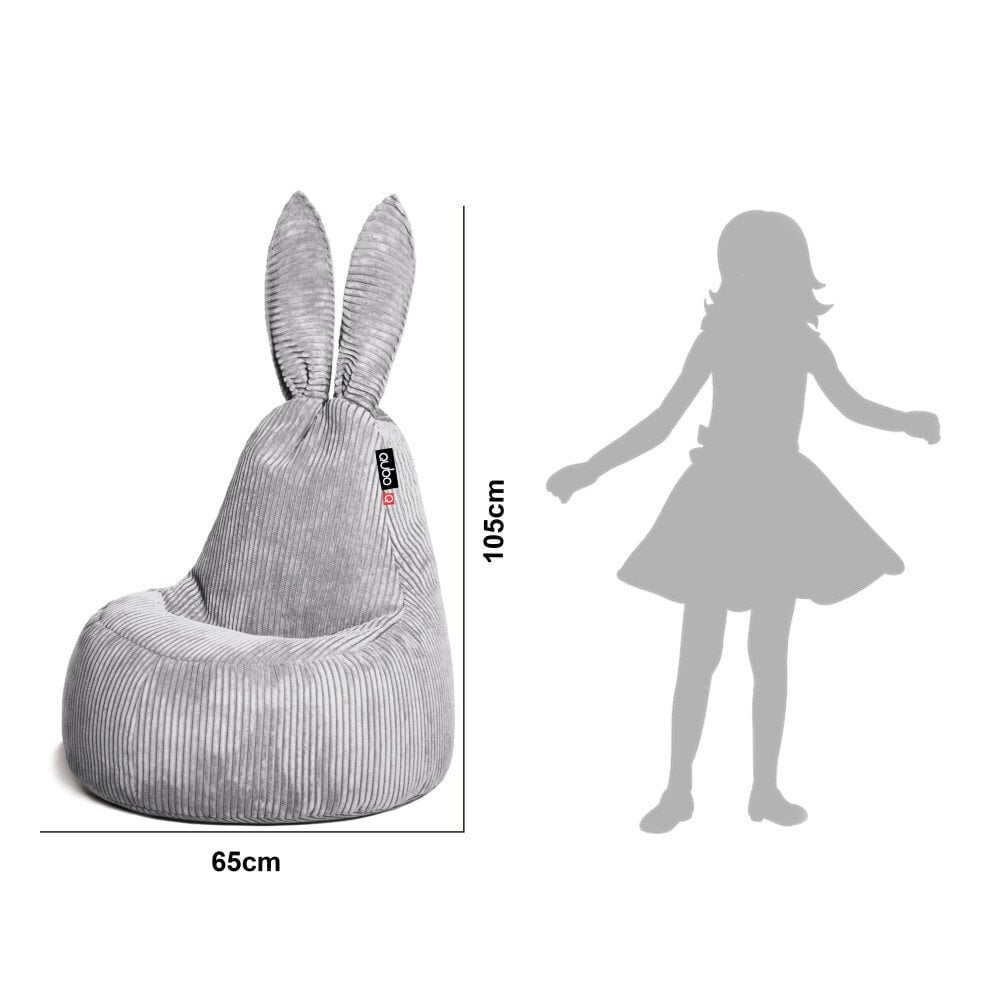 Sēžammaiss Qubo™ Mommy Rabbit Slate, tumši zils цена и информация | Sēžammaisi, pufi | 220.lv
