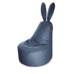Кресло-мешок Qubo™ Daddy Rabbit Slate, темно-синее цена и информация | Кресла-мешки и пуфы | 220.lv