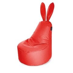 Кресло-мешок Qubo™ Daddy Rabbit Strawberry, красное цена и информация | Кресла-мешки и пуфы | 220.lv