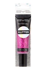 Glitter želeja Pink BYS, 17 ml cena un informācija | Acu ēnas, skropstu tušas, zīmuļi, serumi | 220.lv