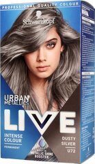 Matu krāsa Schwarzkopf Live Urban Metallics, U72 Dusty Silver cena un informācija | Matu krāsas | 220.lv