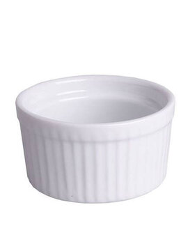 Porcelāna cepšanas forma Creme Brulle, balta, 1 gab. cena un informācija | Cepamais papīrs, trauki, formas | 220.lv