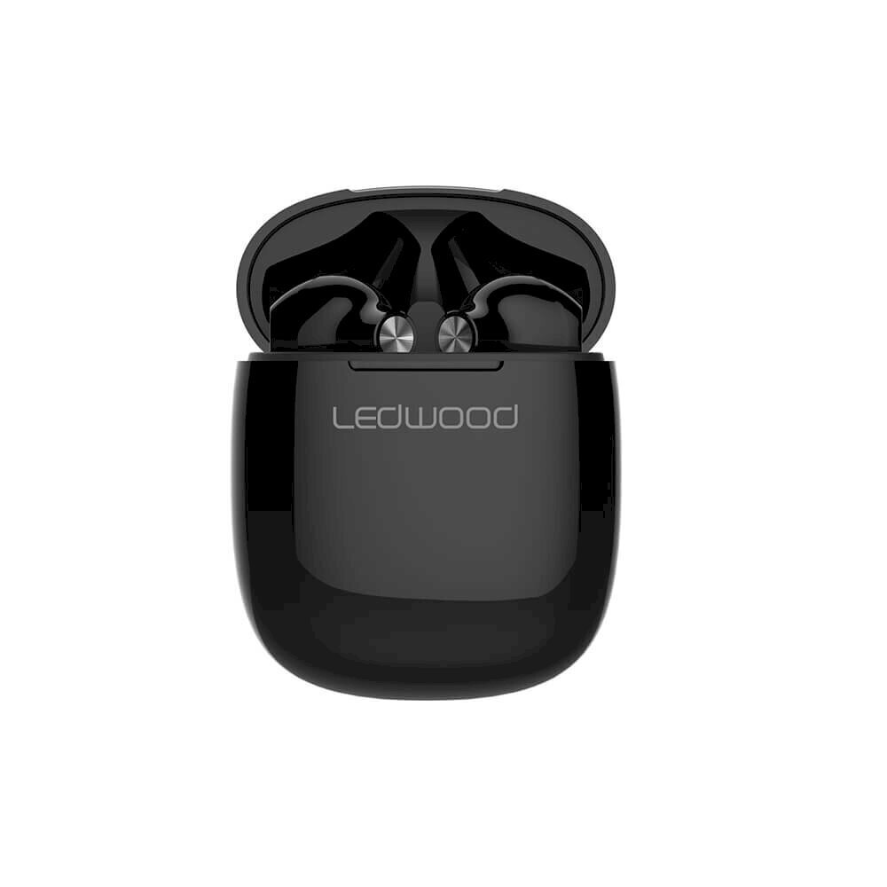 Ledwood TWS T16 Airpods Bluetooth 5.0 Stereo Austiņas ar Mikrofonu (MMEF2ZM/A) Melnas cena un informācija | Austiņas | 220.lv