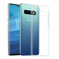 Cиликоновый чехол для телефона Samsung Galaxy S10, прозрачный цена и информация | Чехлы для телефонов | 220.lv