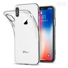 Cиликоновый чехол для телефона iPhone X / Xs, прозрачный цена и информация | Чехлы для телефонов | 220.lv