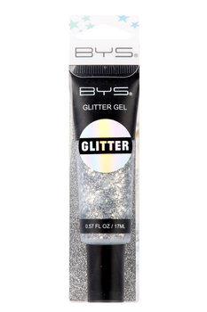 Želeja Glitter Silver BYS, 17 ml cena un informācija | Acu ēnas, skropstu tušas, zīmuļi, serumi | 220.lv