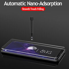 LCD aizsargstikls Nano Optics 5D UV Glue Samsung G950 S8, izliekts, caurspīdīgs cena un informācija | Ekrāna aizsargstikli | 220.lv