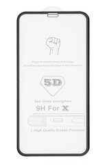 Защитное стекло 5D Full Glue для Samsung Note 20 Ultra, выгнутое, черное без выреза цена и информация | Защитные пленки для телефонов | 220.lv